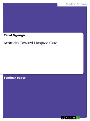 cover image of Attitudes Toward Hospice Care